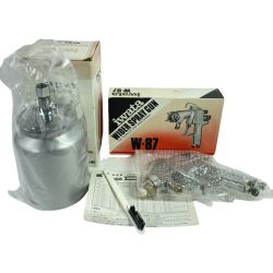 ＊＊ Iwatani イワタニ 吸い上げ式スプレーガン＆カップセット W-87/PC-1 シルバー Aランク