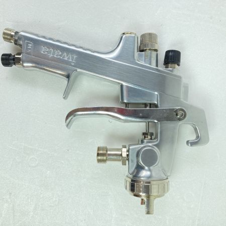  Iwatani イワタニ 吸い上げ式スプレーガン＆カップセット W-87/PC-1 シルバー