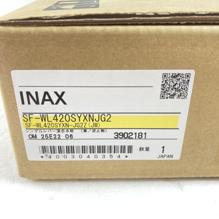  INAX シングルレバー混合水栓 SF-WL420SYXNJG2 未開封品 (2)