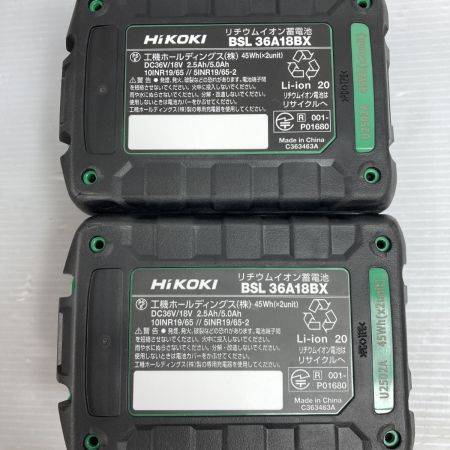  HiKOKI ハイコーキ 36v コードレスインパクトドライバ 未使用品 (10) WH36DC グリーン 【PSEマーク有】