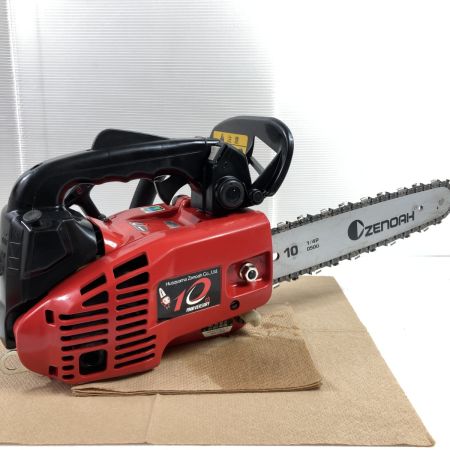  ZENOAH チエーンソー 2サイクル G2501 レッド