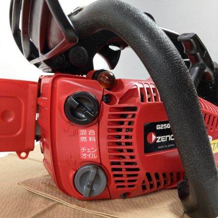  ZENOAH チエーンソー 2サイクル G2501 レッド