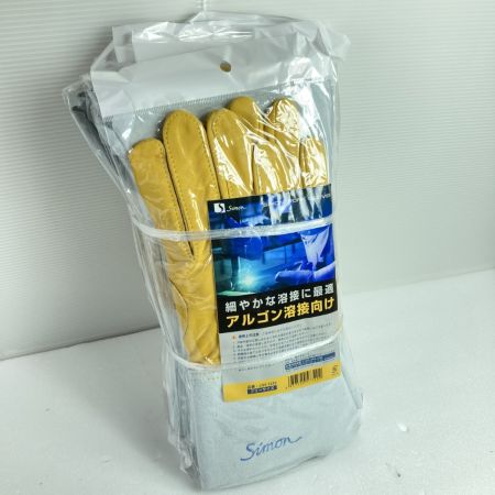  シモン Simon アルゴン溶接手袋 フリーサイズ 10双 (1) CGS-123Y イエロー