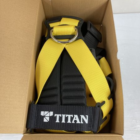  TITAN 【墜落制止用器具の規格】適合品 フルハーネス型安全帯 (3) Lサイズ EHCN-10A-L イエロー×ブラック