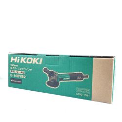 ＊＊ HiKOKI ハイコーキ 100mm 細径 コード式電子ディスクグラインダ (4) G10BYE2 グリーン 未使用品 Sランク
