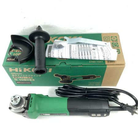  HiKOKI ハイコーキ 電子ディスクグラインダ 100mm  G10BYE2 グリーン 未使用品