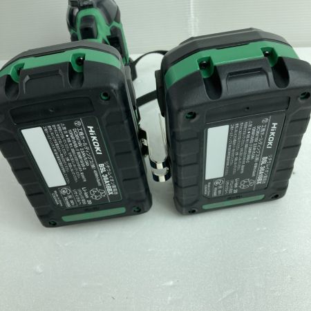  HiKOKI ハイコーキ 36V コードレスインパクトドライバ Bluetooth対応 (バッテリ2個・充電器・ケース付）(2) WH36DC(2XPSZ) グリーン
