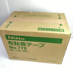 ＊＊ NITTO 布粘着テープ 50mmX25m 30個入り (2) No.770 ベージュ Sランク