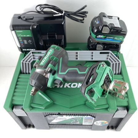  HiKOKI ハイコーキ 36V コードレスインパクトレンチ (バッテリ2個・充電器・ケース付) 差込角12.7mm WR36DE グリーン