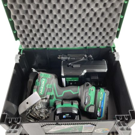  HiKOKI ハイコーキ 36V コードレスインパクトレンチ (バッテリ2個・充電器・ケース付) 差込角12.7mm WR36DE グリーン