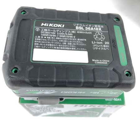 HiKOKI ハイコーキ 36V 100mm コードレスディスクグラインダ バッテリ1個付属 ※充電器なし G3610DA(NN) グリーン