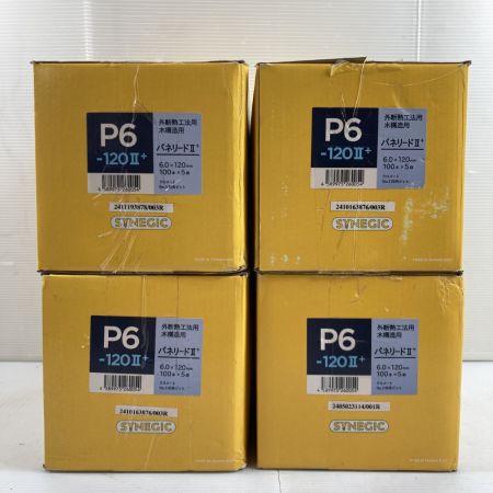  SYNEGIC パネリードⅡ P6-100Ⅱ 外断熱工法用木工造用 6.0×120ｍｍ 100本入20袋 P6X1202 まとめ売り