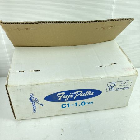  株式会社富士製作所 Fuji Puller チェーンレバーホイスト 1.0ton  C1-1.0 黄緑