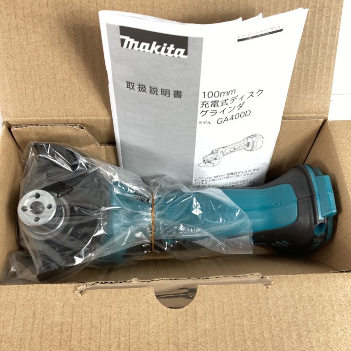 MAKITA マキタ 充電式ディスクグラインダー 100mm 14.4v GA400DZ 未 