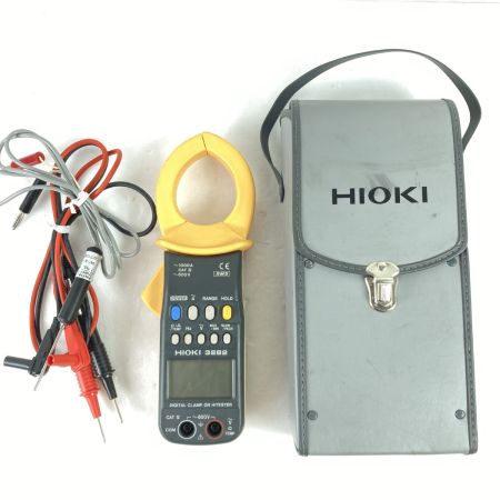  HIOKI デジタルクランプオンハイテスタ ケース付 ※通電確認済 3282 オレンジ