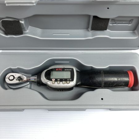  KTC ケーティーシー デジラチェ 9.5sq 2~30Nm 取説・ケース付き GEK030-C3A シルバー