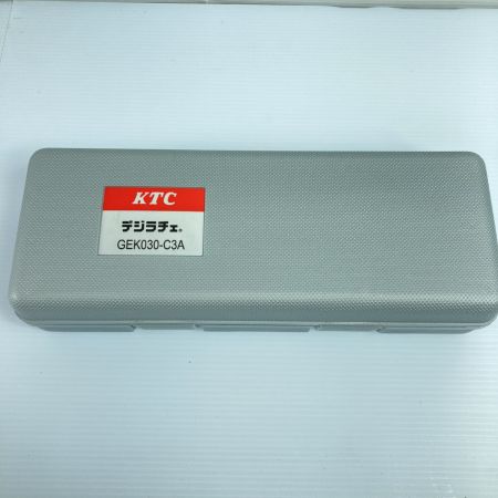  KTC ケーティーシー デジラチェ 9.5sq 2~30Nm 取説・ケース付き GEK030-C3A シルバー