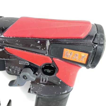  MAX マックス 13~25mm 高圧エアタッカ 本体のみ HA-25/4J レッド×ブラック
