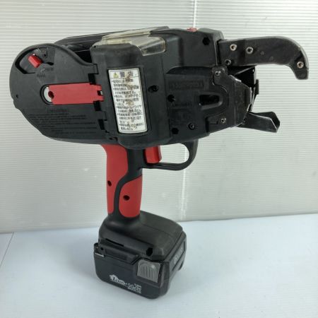  MAX マックス 14.4V 充電式鉄筋結束機 バッテリ2個・充電器・ケース付 RB-399A. レッド