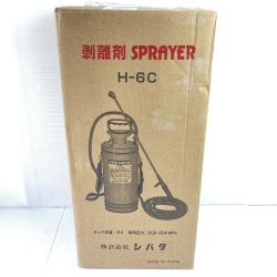 ＊＊ シバタ 剥離剤専用スプレー 6L H-6C 未開封品 Nランク