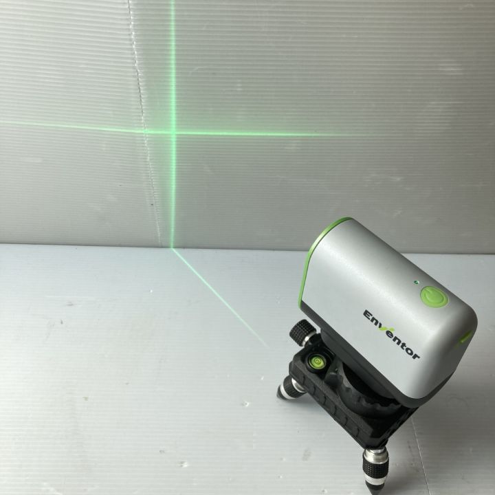 EnVentor グリーンレーザー墨出し器 三脚・ケース付 ※受光器なし Y011G