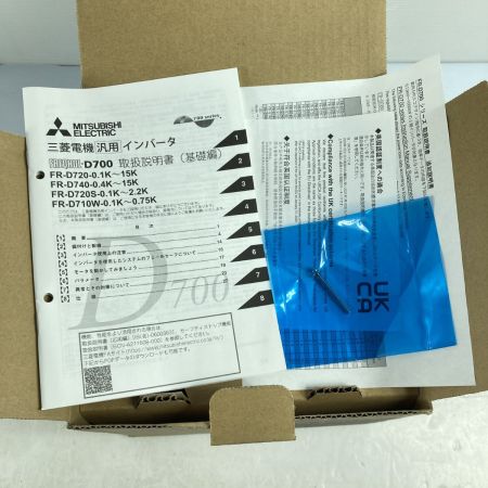  MITSUBISHI ミツビシ インバーター FR-D720-2.2K