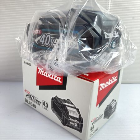  MAKITA マキタ 40Vmax/4.0Ah リチウムイオンバッテリ 箱入り PSEマークあり  BL4040 ブラック
