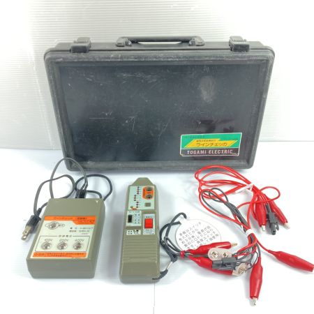  戸上電機 低圧配線路探査器 ラインチェッカ ケース付 通電確認のみ TLC-B-R