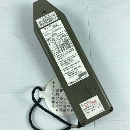  戸上電機 低圧配線路探査器 ラインチェッカ ケース付 通電確認のみ TLC-B-R