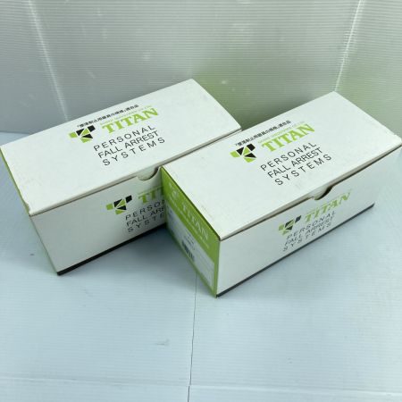  TITAN ハーネス用ランヤード  2個セット HL-ERW レッド×ブラック 未使用品 (4)