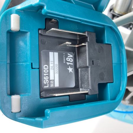  MAKITA マキタ 18V 165mm 充電式スライドマルノコ 本体のみ ※バッテリ・充電器なし LS610D ブルー 美品
