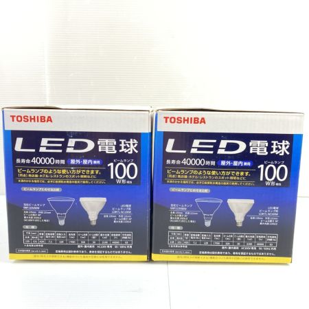  TOSHIBA 東芝 LED電球 屋外･屋内兼用 2個セット DP-38668YE/LER7L-W 未使用品