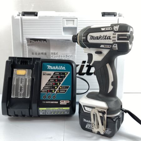  MAKITA マキタ 充電式インパクトドライバ 14.4v 3.0Ah TD138D ホワイト