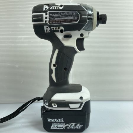  MAKITA マキタ 充電式インパクトドライバ 14.4v 3.0Ah TD138D ホワイト