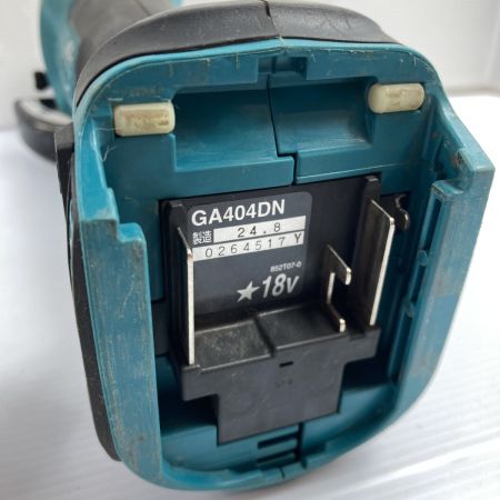  MAKITA マキタ 18V 充電式ディスクグラインダ バッテリ1個付属 （充電器なし） GA404DN ブルー