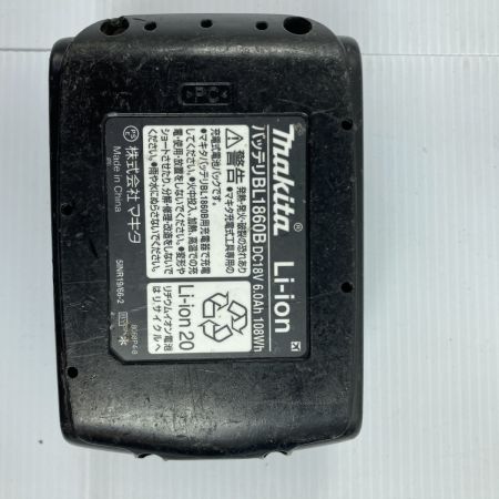  MAKITA マキタ 18V 充電式ディスクグラインダ バッテリ1個付属 （充電器なし） GA404DN ブルー