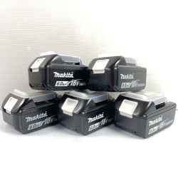 ＊＊ MAKITA マキタ 【PSEマーク有】バッテリー 18v 6.0Ah 5個セット BL1860B ブラック 未使用品 Sランク