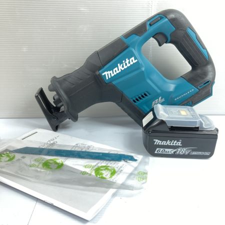  MAKITA マキタ 18V/6.0Ah 充電式レシプロソー バッテリ1個付属 ※充電器なし JR188DZ ブルー