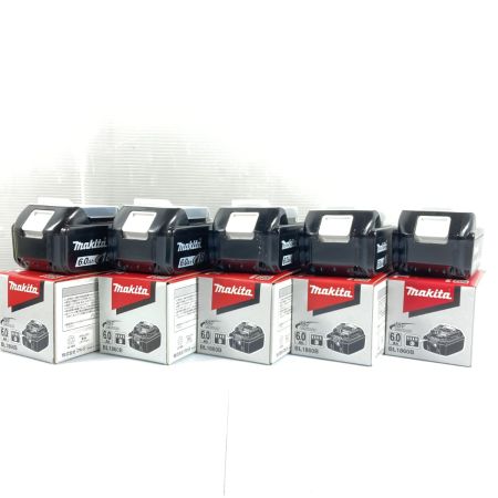  MAKITA マキタ 18v/6.0Ah 純正リチウムイオンバッテリー 5個セット BL1860B 未使用品 【PSEマーク有】