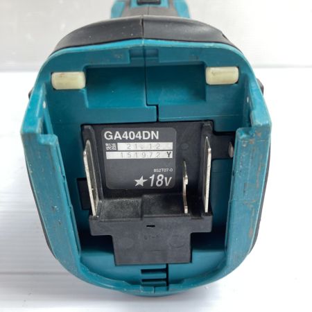  MAKITA マキタ 18V 100mm 充電式ディスクグラインダ 本体のみ ※バッテリ・充電器なし GA404DN ブルー