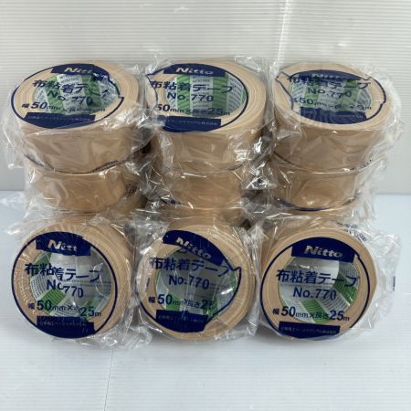  NITTO 布粘着テープ 50mmX25m 15巻入 770 未使用品