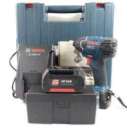 ＊＊ BOSCH ボッシュ バッテリーインパクトドライバー 18v GDR18V-LIS ネイビー Bランク