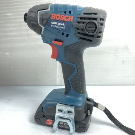  BOSCH ボッシュ バッテリーインパクトドライバー 18v GDR18V-LIS ネイビー