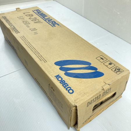  KOBELCO 5.0×450mm 20kg (1箱5kg) 溶接棒 LB-26V
