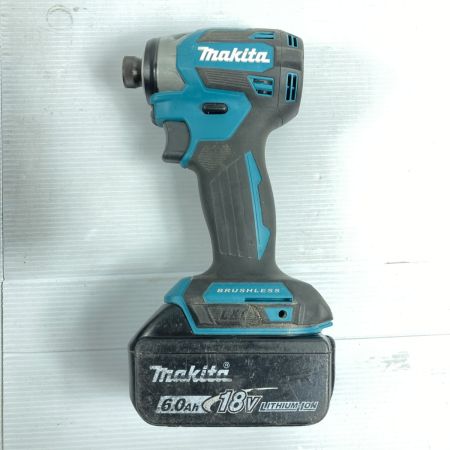  MAKITA マキタ 18V 充電式インパクトドライバ (バッテリ2個・充電器・ケース付） TD173D ブルー