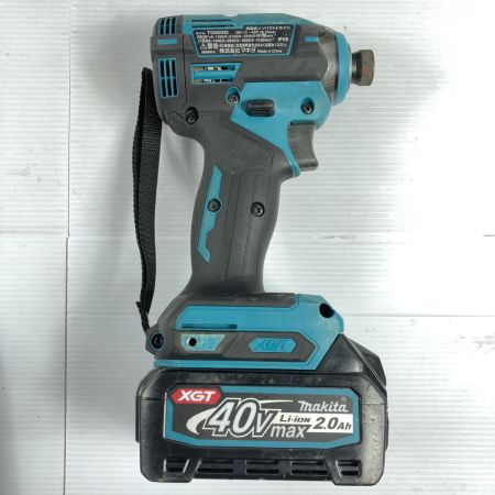  MAKITA マキタ 40Vmax 充電式インパクトドライバ (バッテリ2個・充電器・ケース付) TD003GRAX ブルー