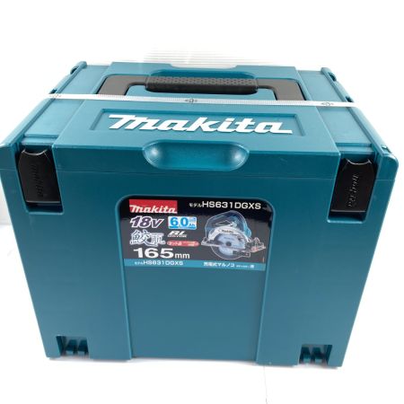  MAKITA マキタ 165mm 充電式丸のこ 18v 6.0Ah  HS631DGXS ブルー 未開封品