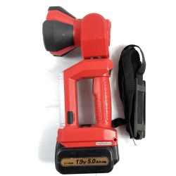 ＊＊ Panasonic パナソニック 充電式ワークライト 18V/5.0Ahバッテリ1付属 ※充電器なし EZ37C6 レッド Bランク