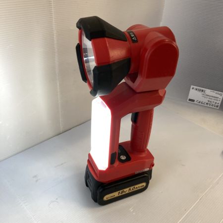  Panasonic パナソニック 充電式ワークライト 18V/5.0Ahバッテリ1付属 ※充電器なし EZ37C6 レッド