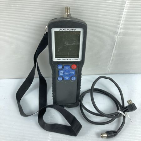  DXアンテナ デジタルレベルチェッカー ※通電確認のみ　液晶画面キズあり LC50W ブラック